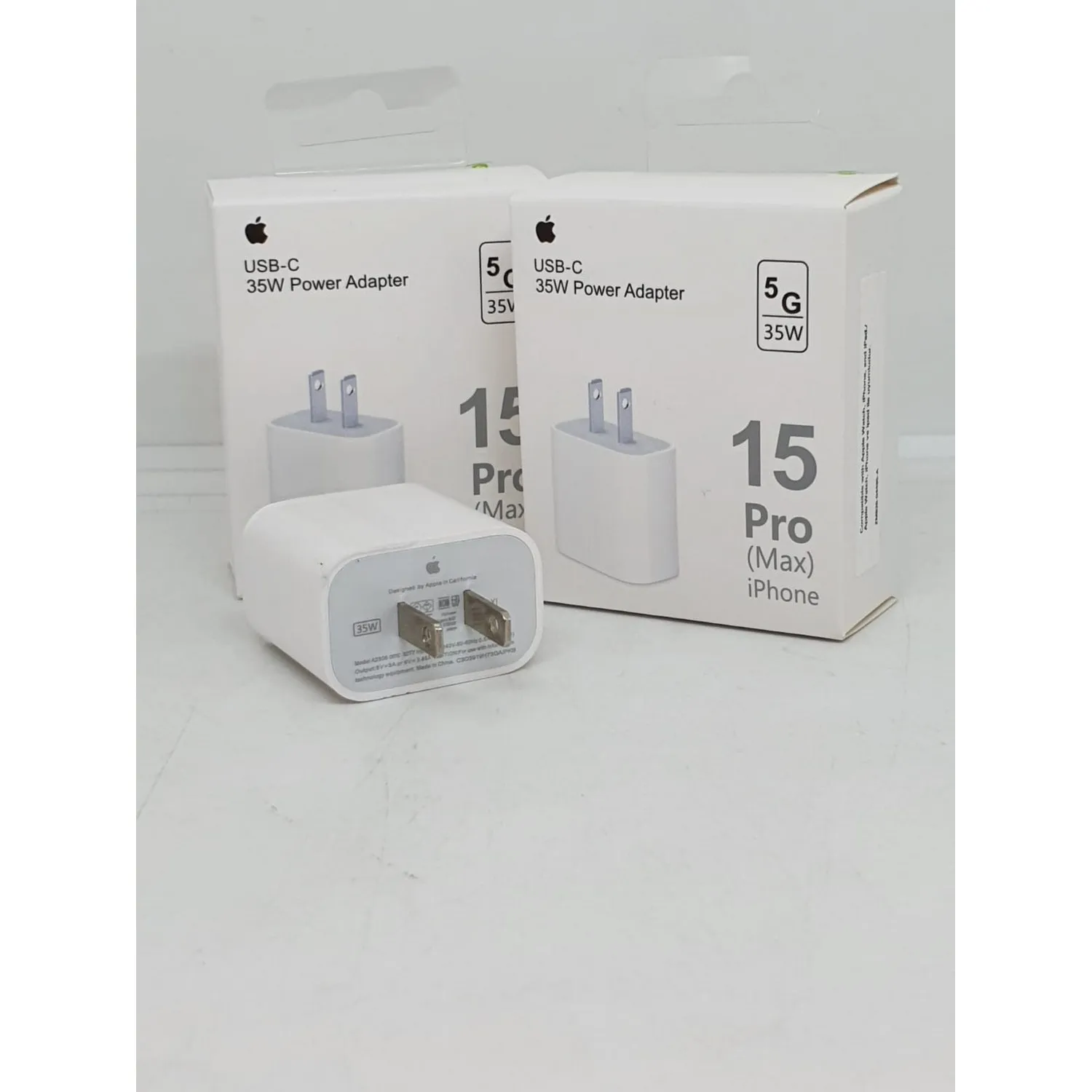 2 cubos de carga 35w iPhone c 15 pro max a2305 4428-01