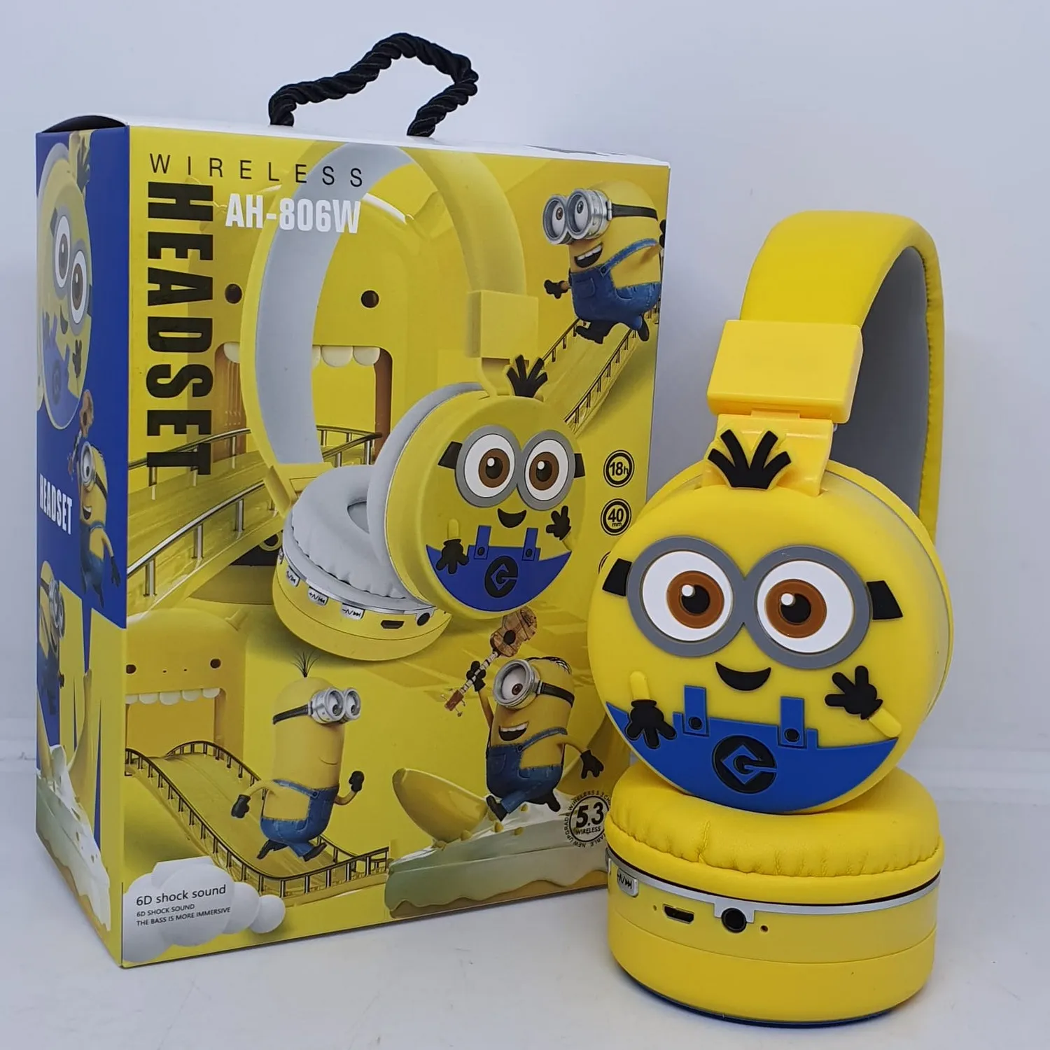 Diadema inalámbrica infantil minions ah806w 3996-01